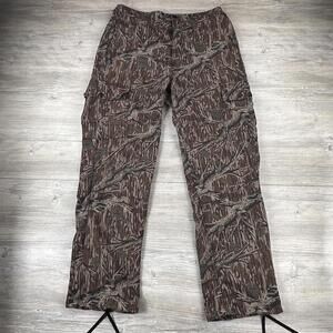 VTG Mossy Oak Tree stand Camoflauge Cargo Pants Men 40x36 Green Brown Gander MTN
